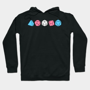 Transgender Pride Dice Hoodie